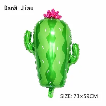 DanaJiau Mexic cactus balon verde plantă de deșert global tropic planta folie de aluminiu Baloane Petrecere Decoratiuni boy toys