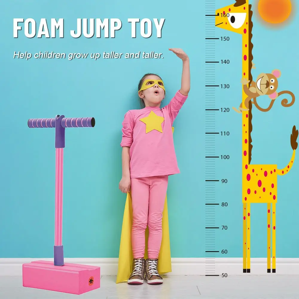 Senzoriale Jucărie pentru Interior Distracție în aer liber Echipament de Fitness Jumper Pogo Stick Polul Spuma Frog Jump Kids Sport, Jocuri, Jucarii Imagine 1