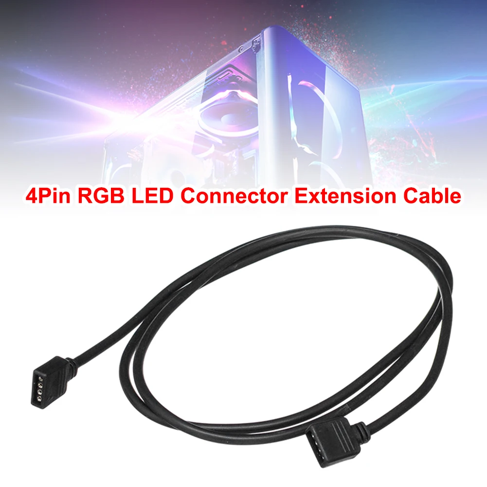 4Pin LED-uri RGB Extensie Cablu RGB 5050 2835 Benzi cu LED-uri de Iluminat Conector Extinde Cablul de Sârmă cu Ace Imagine 0